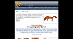 Desktop Screenshot of ddreptiles.net