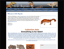 Tablet Screenshot of ddreptiles.net